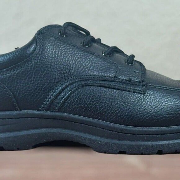 Perry Ellisc Men's Size 10 Work Shoes Portfolio Eldridge Black Lace Up Comfort - Picture 8 of 10